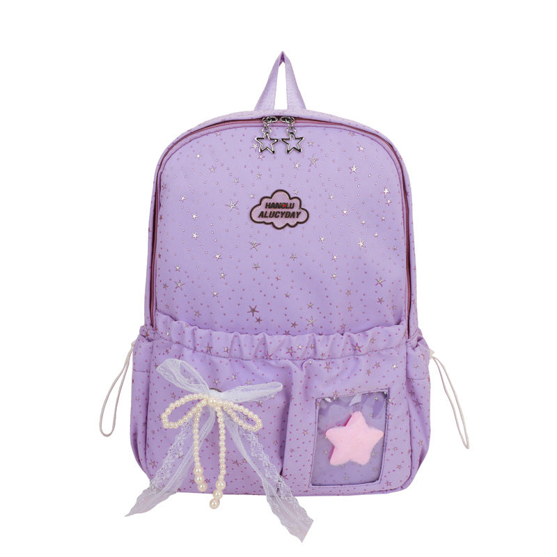 Kinder Rucksack mit Sternenmotiv Verspielt 0