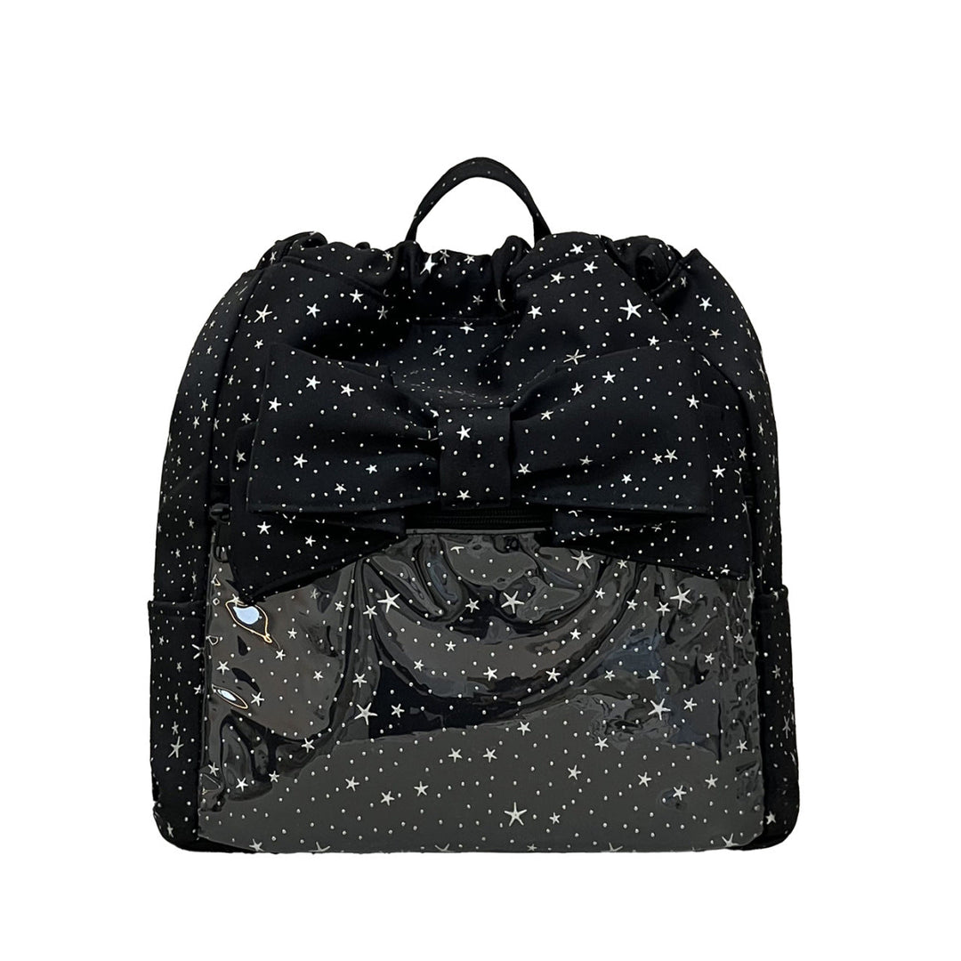 Kinder Rucksack mit Sternenmuster und Schleifendetail 2
