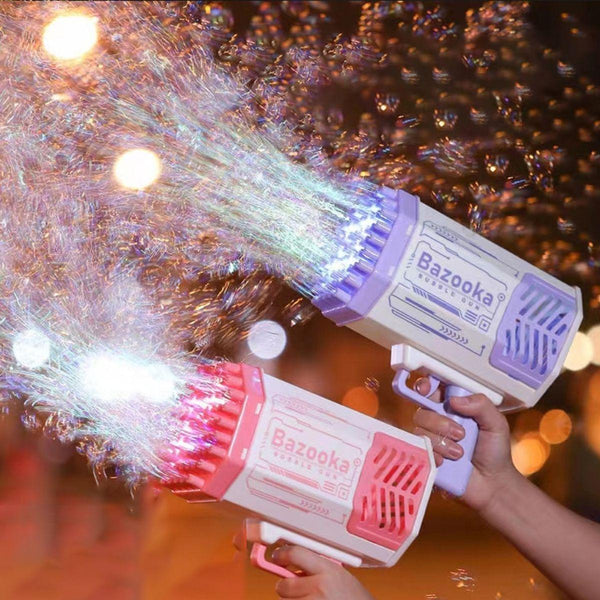 Kinder Seifenblasenmaschine GlowBubble mit LED-Beleuchtung für Partys und Spielnachmittage 3