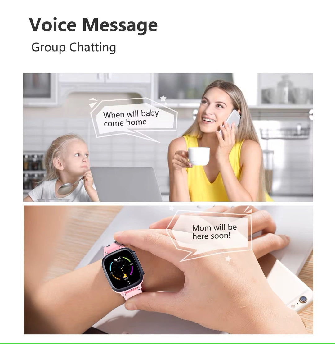 Kinder Smartwatch mit GPS-Tracking und Videoanruf 2
