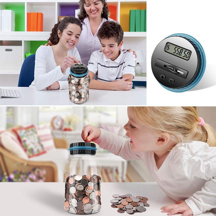 Kinder Sparschwein Digital mit LCD-Anzeige 4