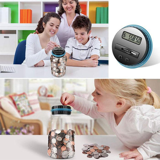 Kinder Sparschwein Digital mit LCD-Anzeige 4