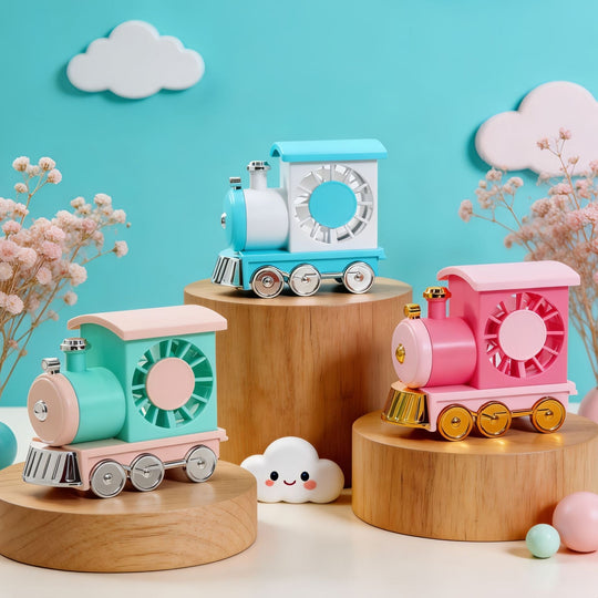 Kinder Spielzeug Dampflokomotive Bunt 3