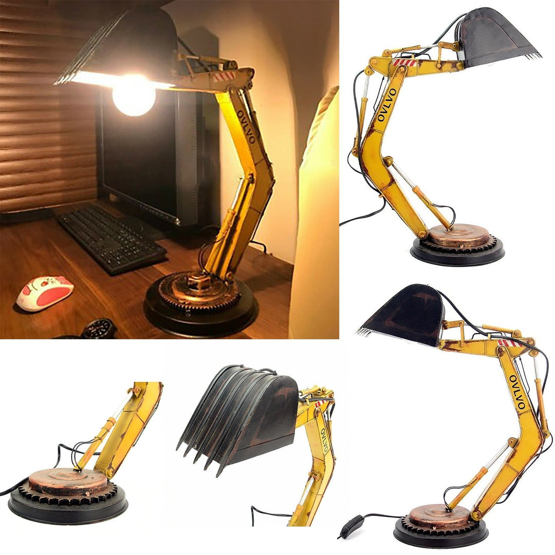Kinder Tischlampe Bagger Design 3