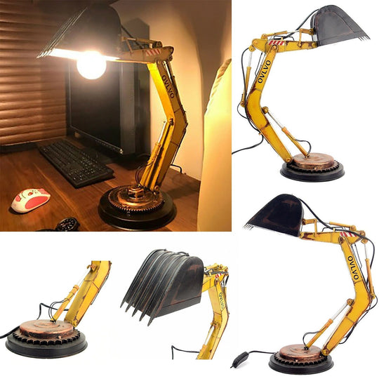Kinder Tischlampe Bagger Design 3