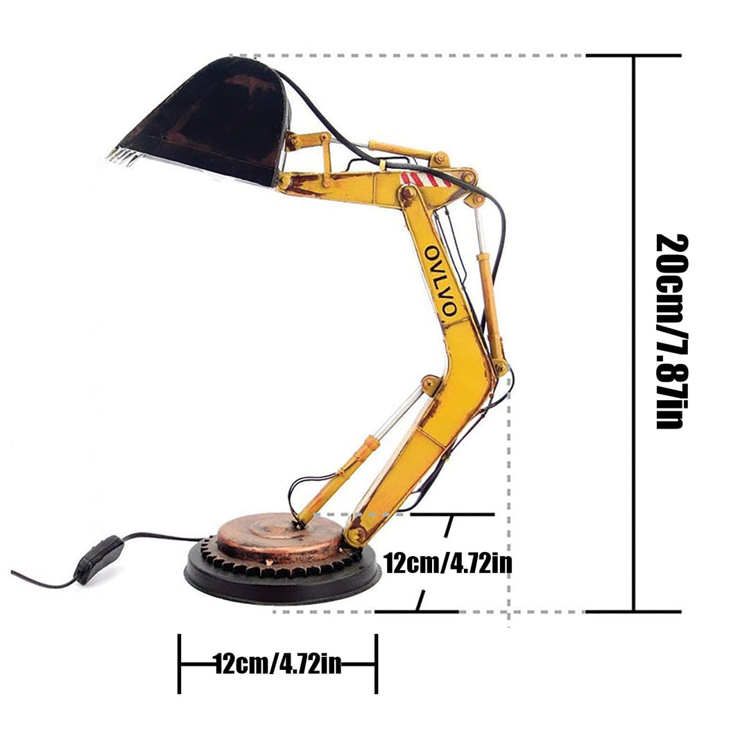 Kinder Tischlampe Bagger Design 5
