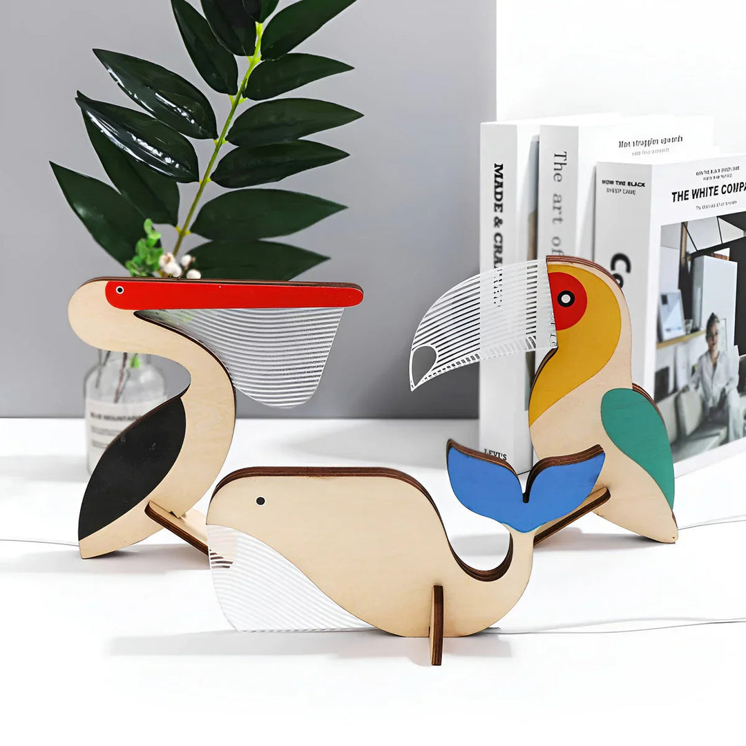Kinder Tischlampe WildGlow mit Tiermotiven 1