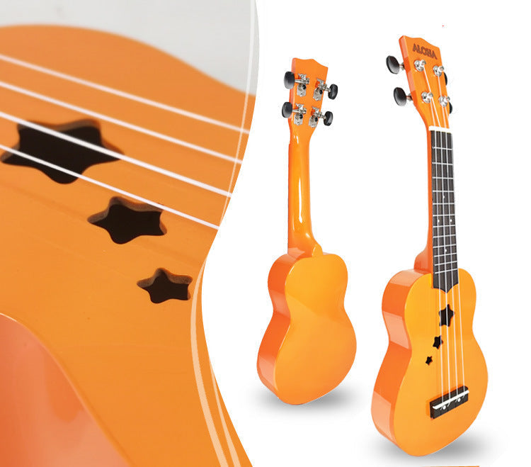 Kinder Ukulele Bunt mit Sternförmigem Schallloch 6