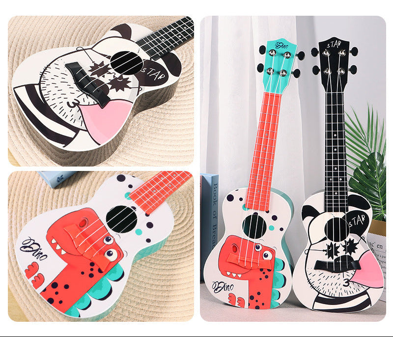 Kinder Ukulele Mini Dinosaurier Design 2