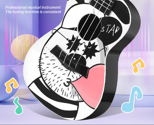 Kinder Ukulele Mini Dinosaurier Design 3