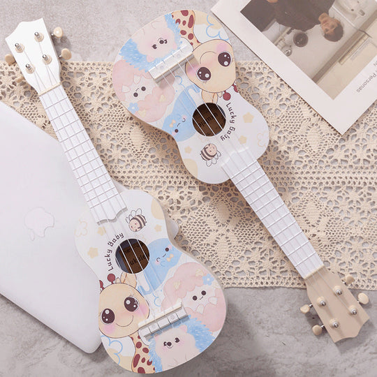 Kinder Ukulele Mini mit Tiermotiv Design 1