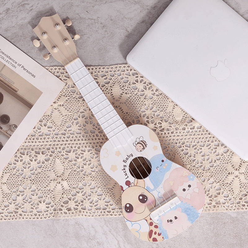 Kinder Ukulele Mini mit Tiermotiv Design 2