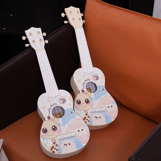 Kinder Ukulele Mini mit Tiermotiv Design 4