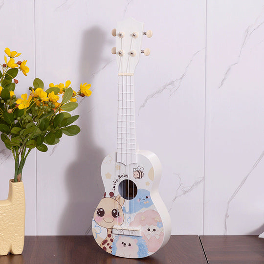 Kinder Ukulele Mini mit Tiermotiv Design 6