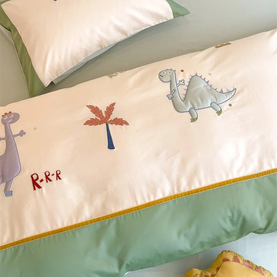 Kinder Wendebettwäsche-Set mit Dinosaurier-Motiv 4
