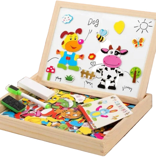 Kinder Zeichenbrett Set Beidseitig 0
