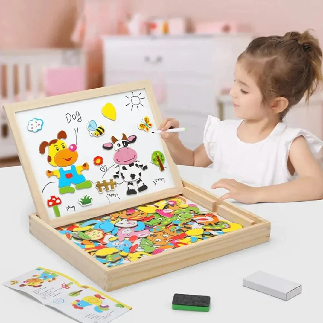 Kinder Zeichenbrett Set Beidseitig 1
