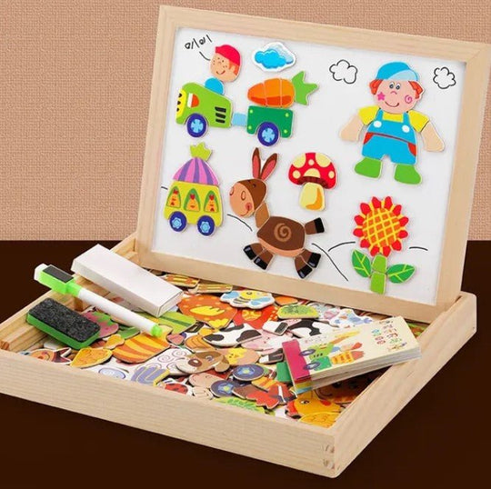 Kinder Zeichenbrett Set Beidseitig 6
