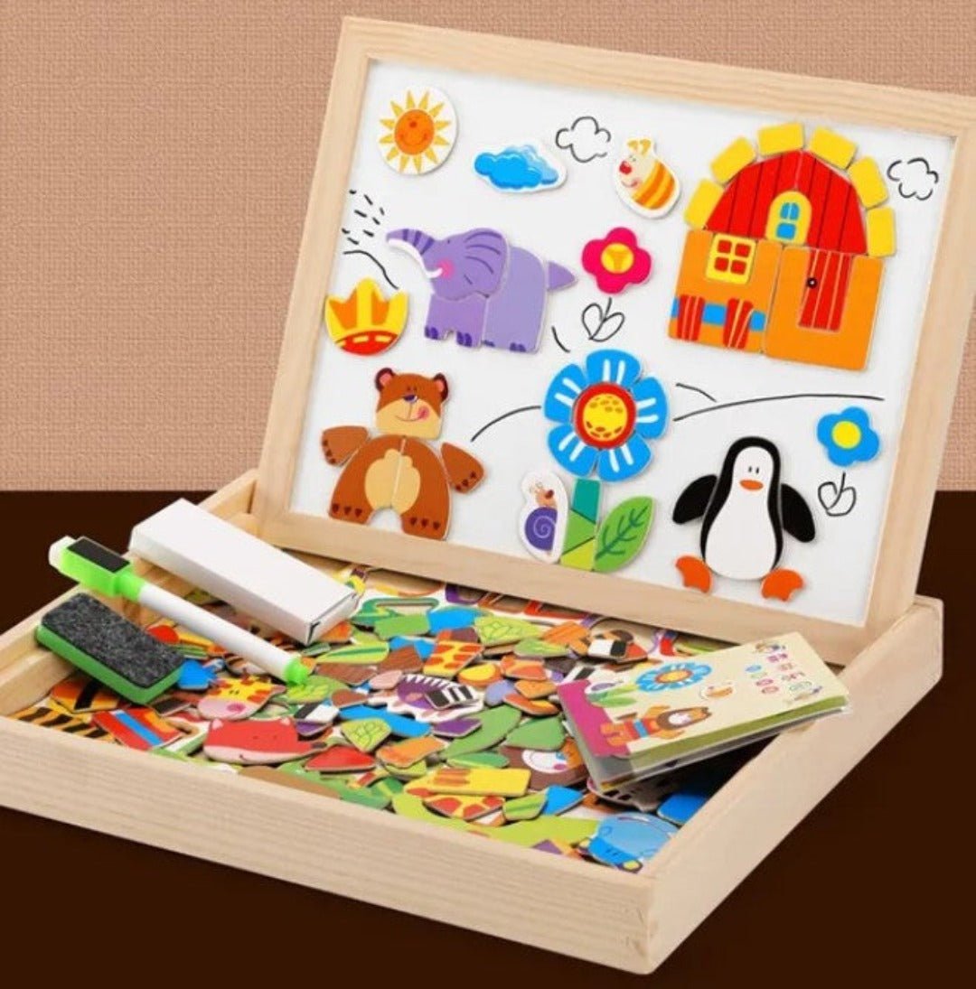 Kinder Zeichenbrett Set Beidseitig 8