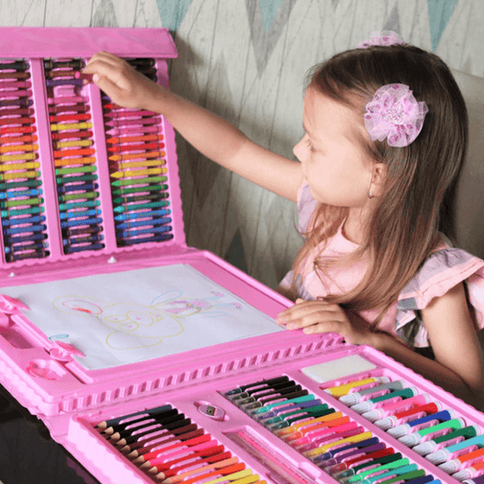 Kinder Zeichenset Kreativität Fördern Mit 208 Zeichenutensilien 4