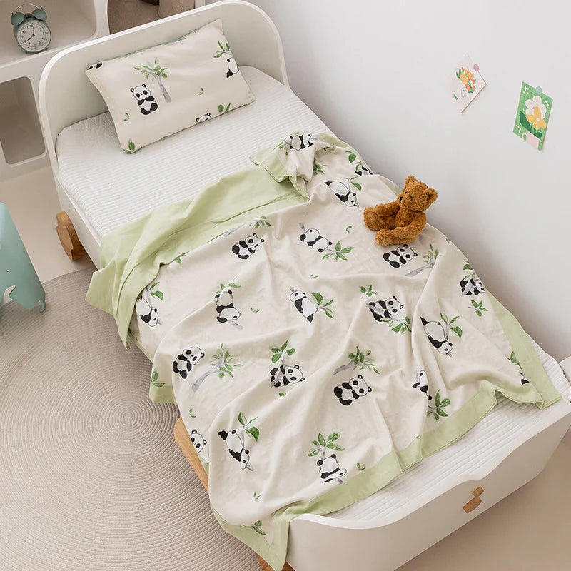 Kinderbettwäsche-Set Musselin Leicht und Atmungsaktiv für Kleinkinder 1