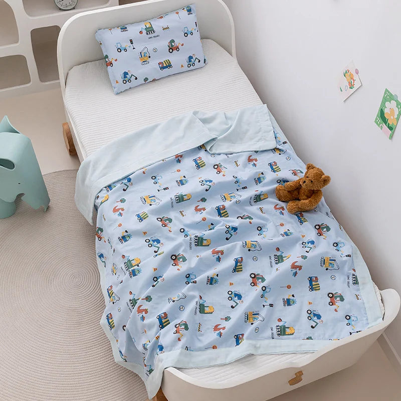Kinderbettwäsche-Set Musselin Leicht und Atmungsaktiv für Kleinkinder 6