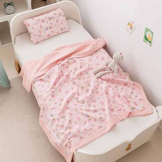 Kinderbettwäsche-Set Musselin Leicht und Atmungsaktiv für Kleinkinder 7
