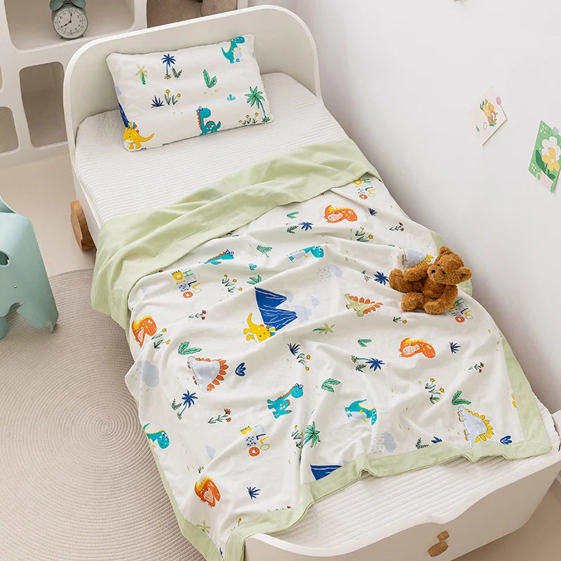 Kinderbettwäsche-Set Musselin Leicht und Atmungsaktiv für Kleinkinder 8