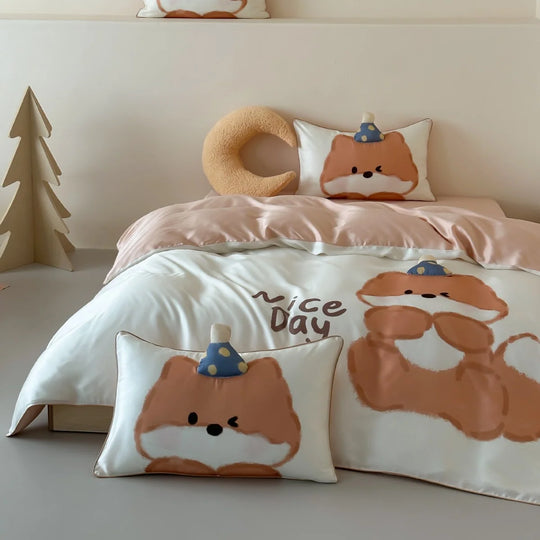 Kinderbettwäsche-Set mit Dinosaurier-Motiv für Jungen und Mädchen 7