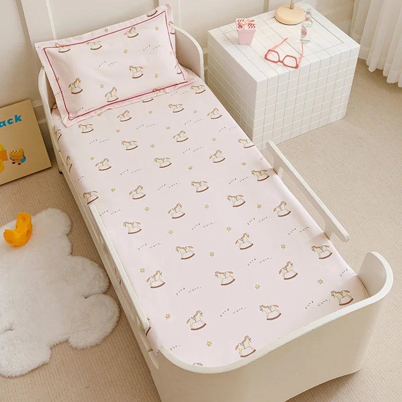 Kinderbettwäsche-Set mit Hasenmuster Atmungsaktiv und Pflegeleicht 6