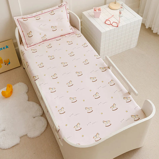Kinderbettwäsche-Set mit Hasenmuster Atmungsaktiv und Pflegeleicht 6