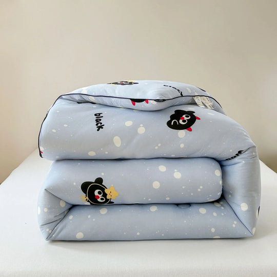 Kinderbettwäsche-Set mit Tiermotiven und gesteppter Decke 15