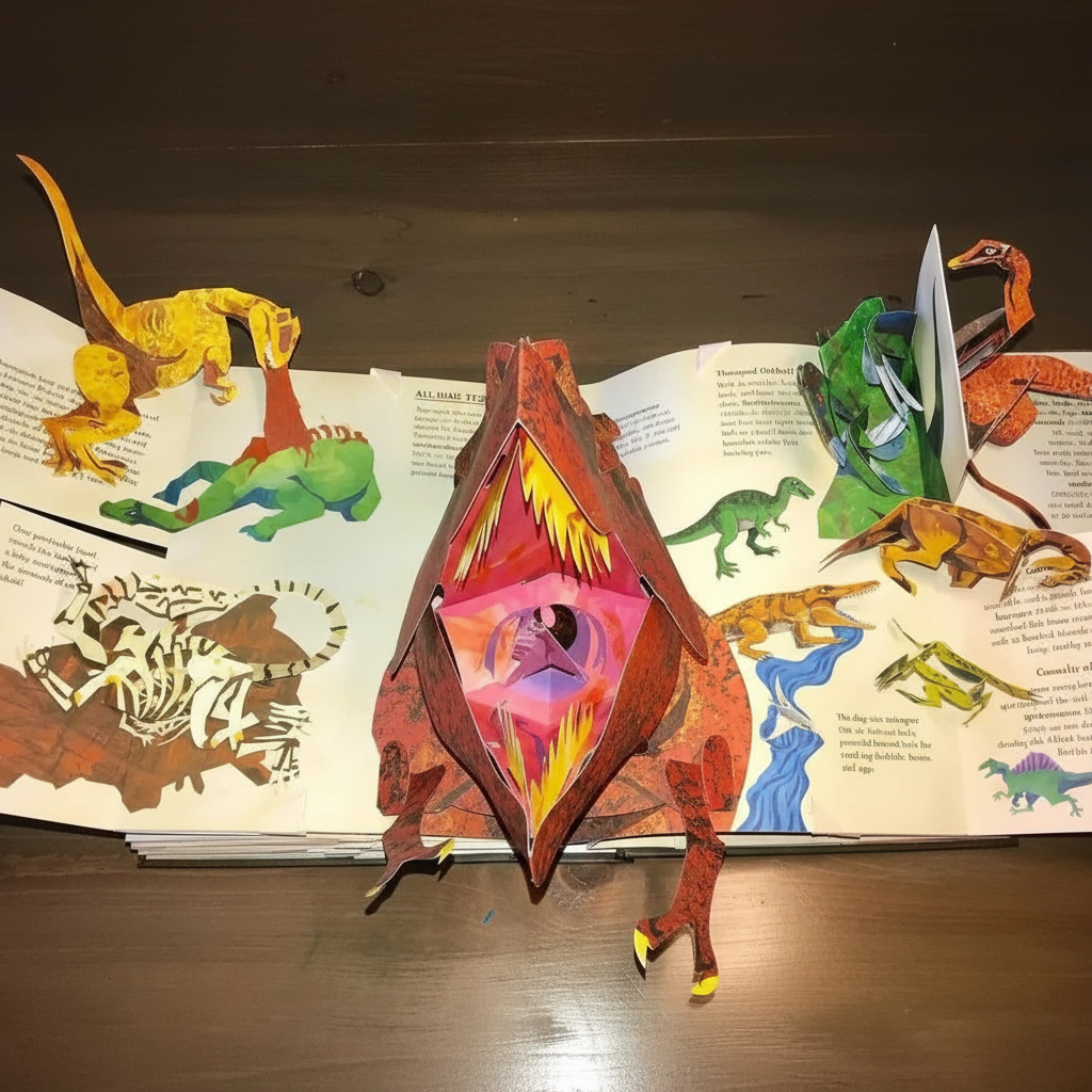 Kinderbuch Dinosaurier Abenteuer 3D-Popup für Kinder ab 3 Jahren 1