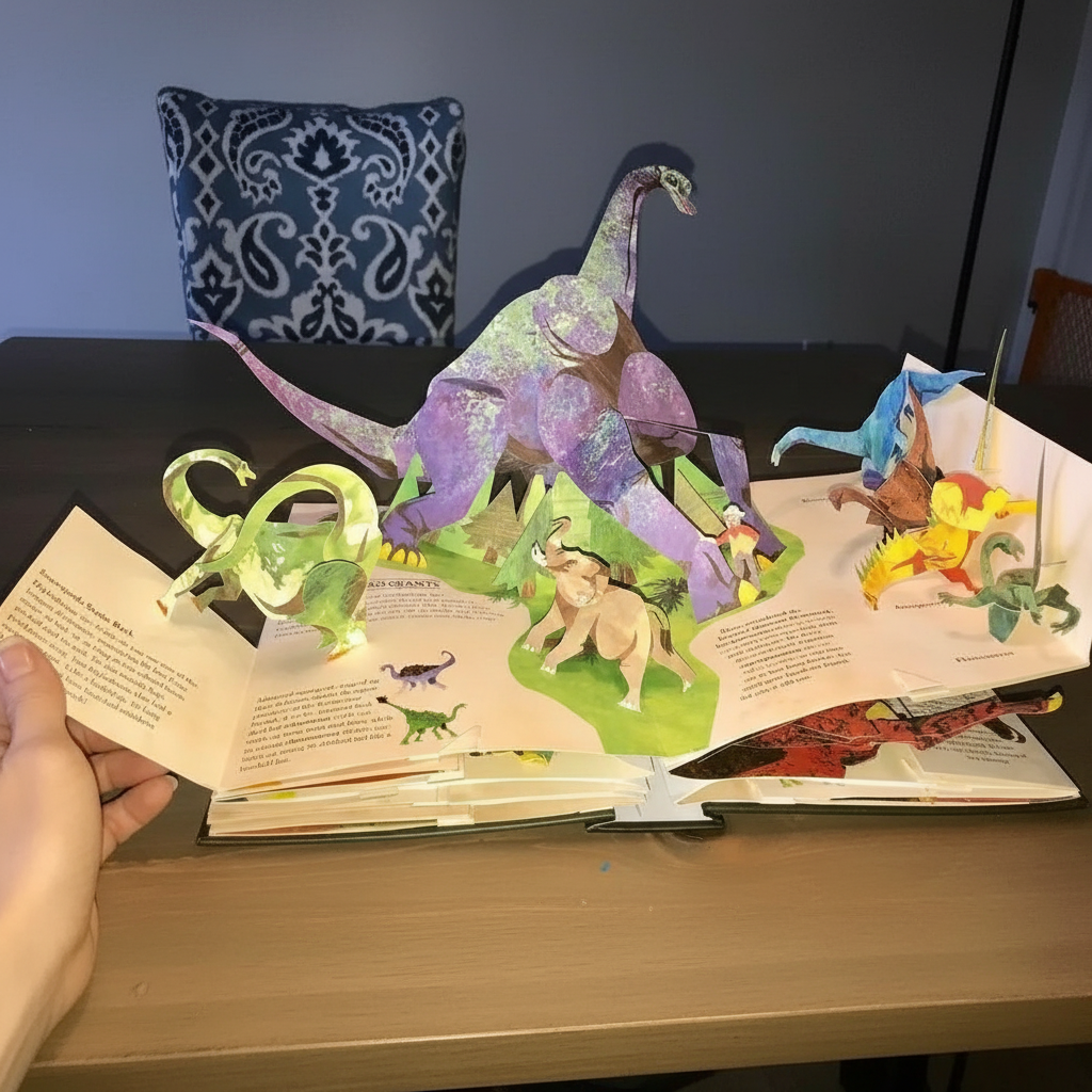 Kinderbuch Dinosaurier Abenteuer 3D-Popup für Kinder ab 3 Jahren 2