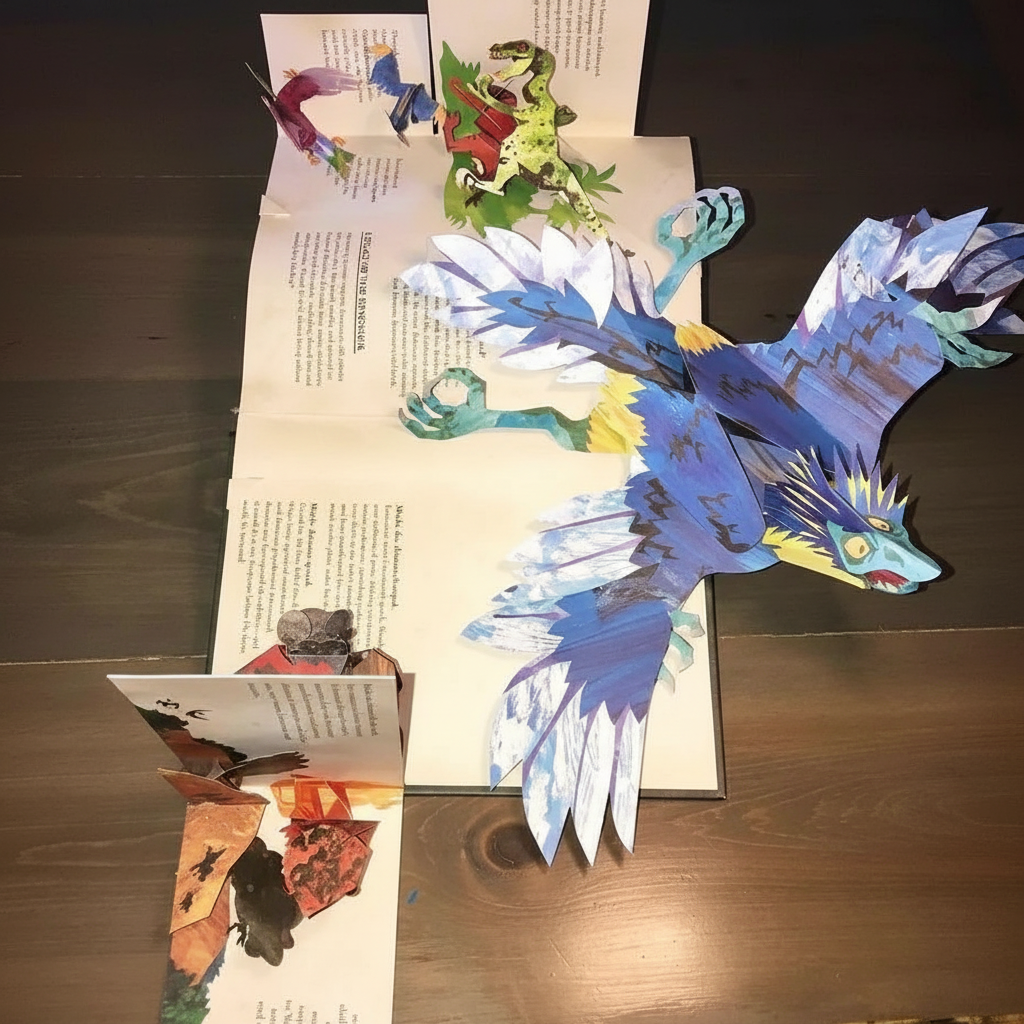 Kinderbuch Dinosaurier Abenteuer 3D-Popup für Kinder ab 3 Jahren 4