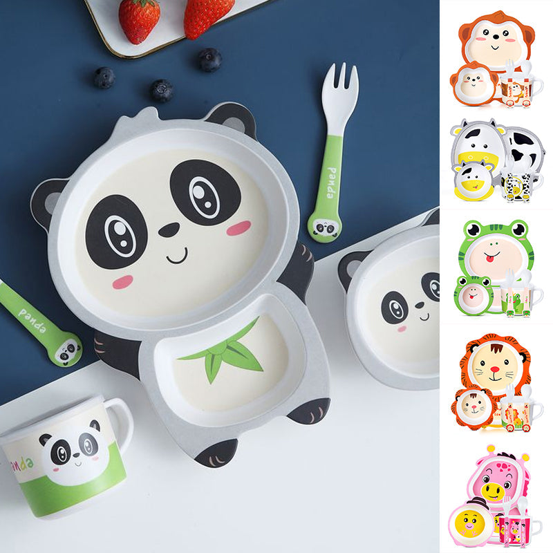 Kindergeschirrset Mit Niedlichem Design - Teller Und Schalen Für Kinder 8
