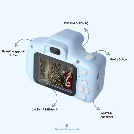 Kinderkamera Ab 3 Jahre Für Kreative Fotografie - Kinderdigitalkamera Mit Robustes Design 2