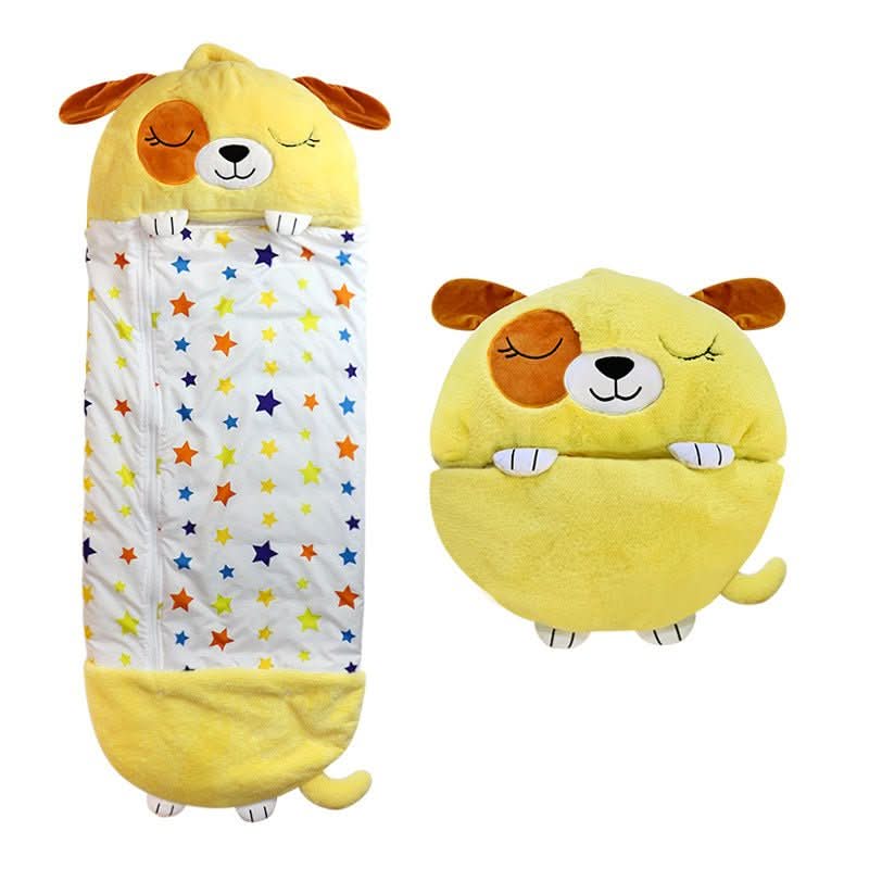 Kinderschlafsack 2-in-1 Kuscheltier für Kinder - Ideal für Camping und Übernachtungen 2