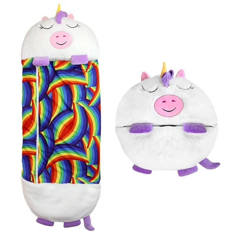 Kinderschlafsack 2-in-1 Kuscheltier für Kinder - Ideal für Camping und Übernachtungen 5