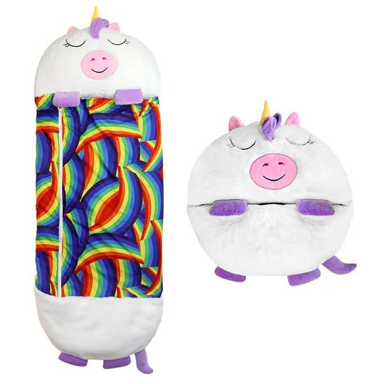 Kinderschlafsack 2-in-1 Kuscheltier für Kinder - Ideal für Camping und Übernachtungen 5