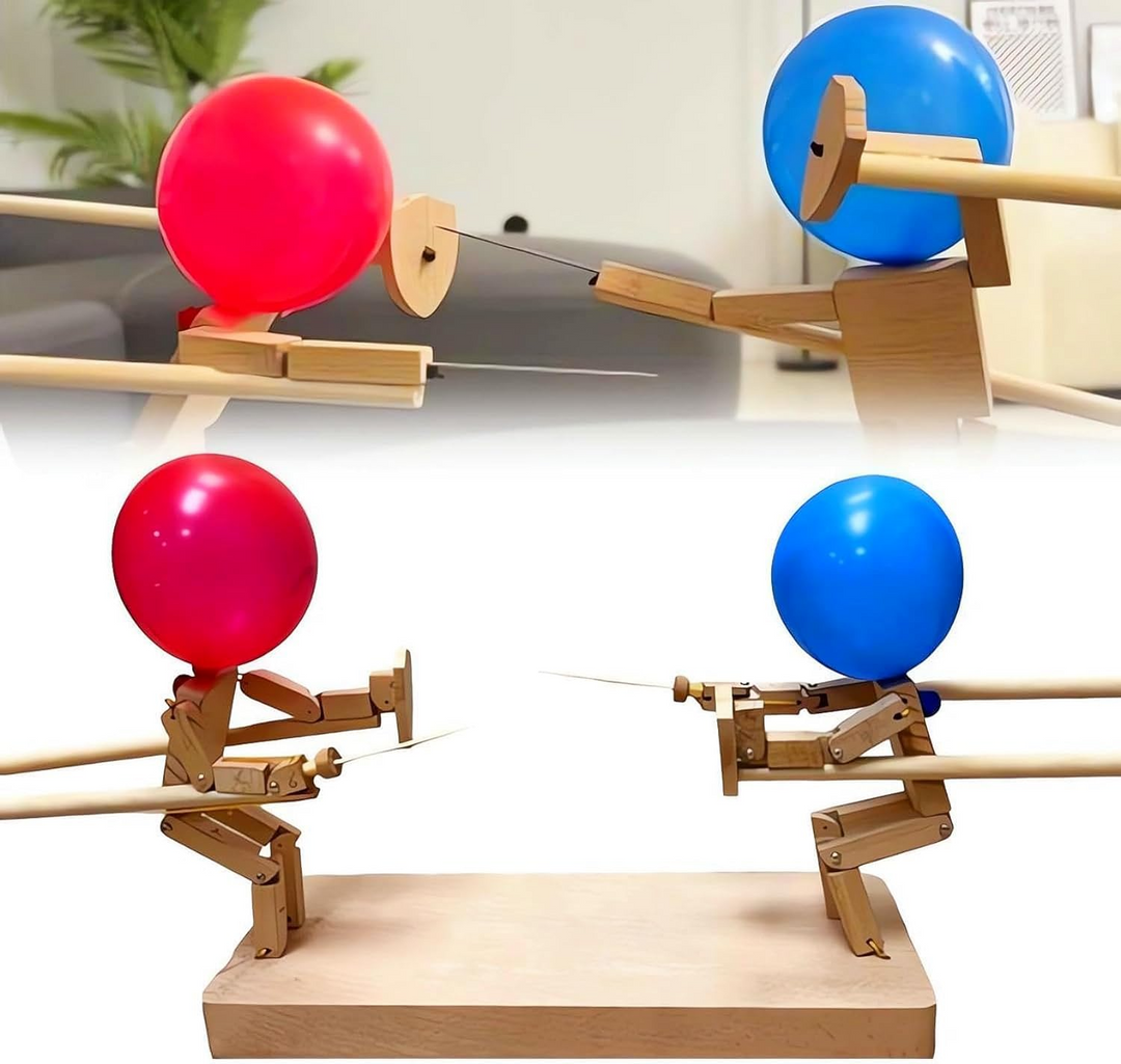 Kinderspielzeug Holzzaun-Duellspiel Für Strategische Wettbewerbe 2