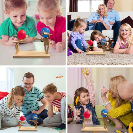 Kinderspielzeug Holzzaun-Duellspiel Für Strategische Wettbewerbe 3