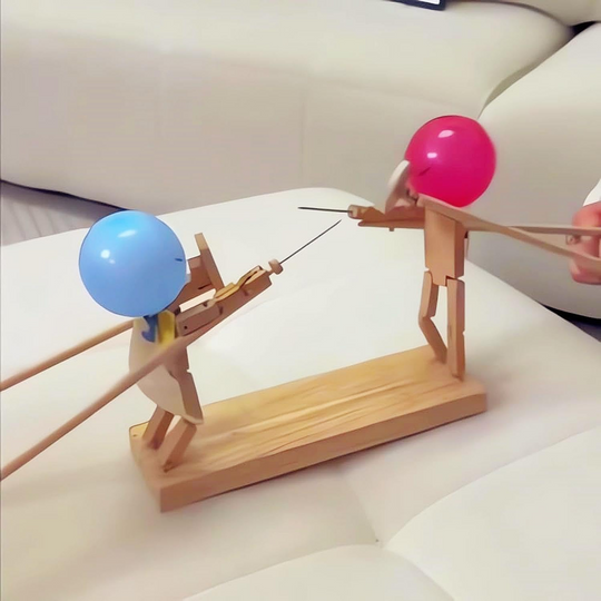 Kinderspielzeug Holzzaun-Duellspiel Für Strategische Wettbewerbe 4