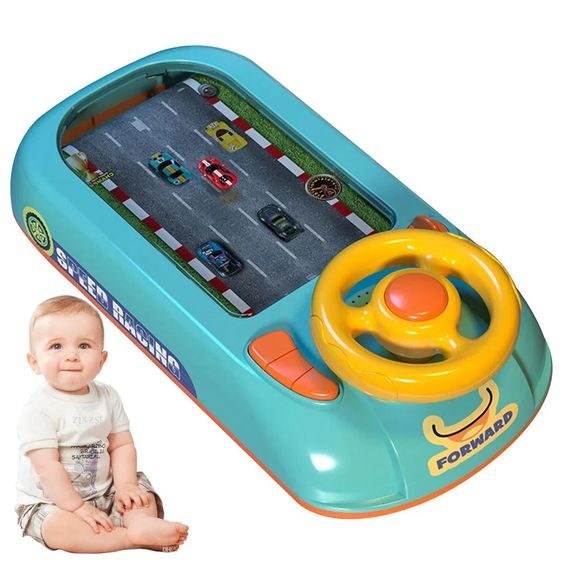 Kinderspielzeug Interaktives Lenkradspielzeug für Abenteuerliche Autofahrten 4