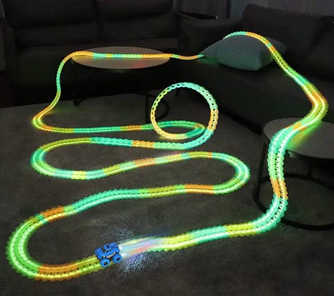 Kinderspielzeug Magnetischer Auto-Spielparcours Fördert Kreativität und Fantasie 3
