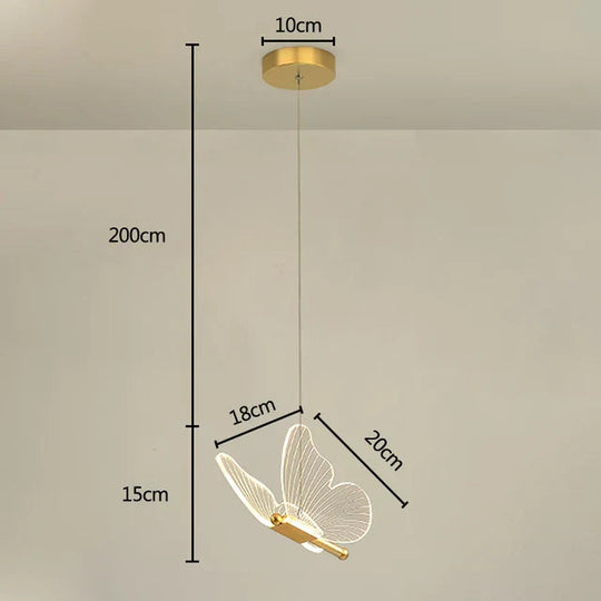 Kinderzimmer Lampe LED Schmetterling Design 0