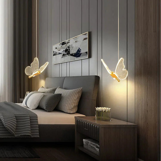 Kinderzimmer Lampe LED Schmetterling Design 2