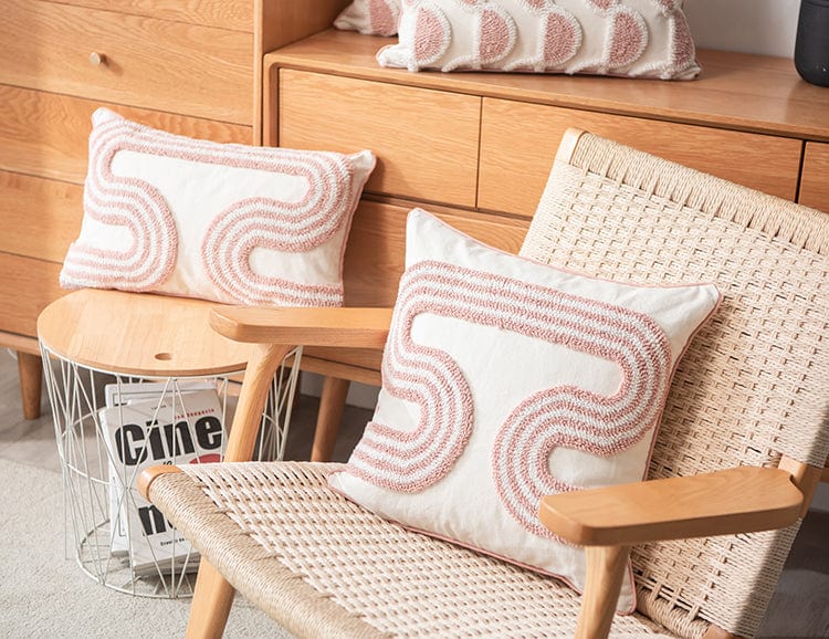 Kissenbezug Abstraktes Loop-Tufted 6
