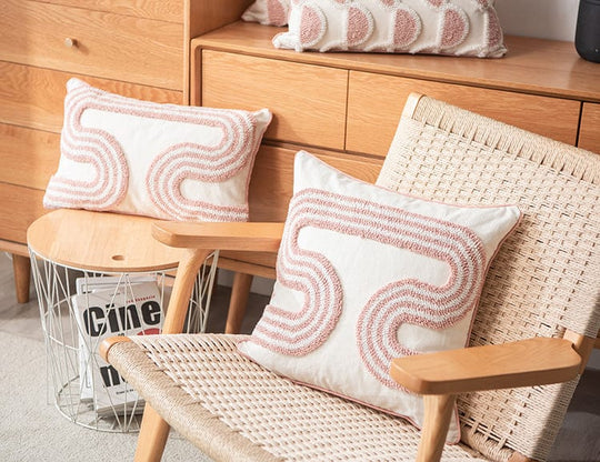 Kissenbezug Abstraktes Loop-Tufted 6