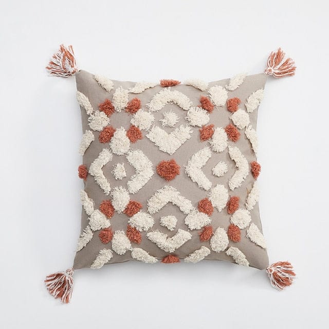 Kissenbezug Ethno-Muster Handgefertigt 45x45 cm 10